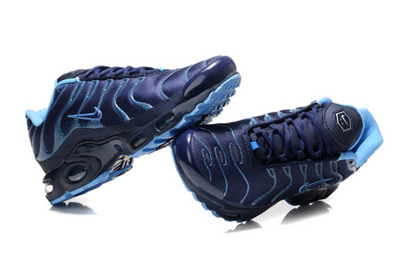 Nike TN nouveaux hommes chaussures maille bleu fonce (2)